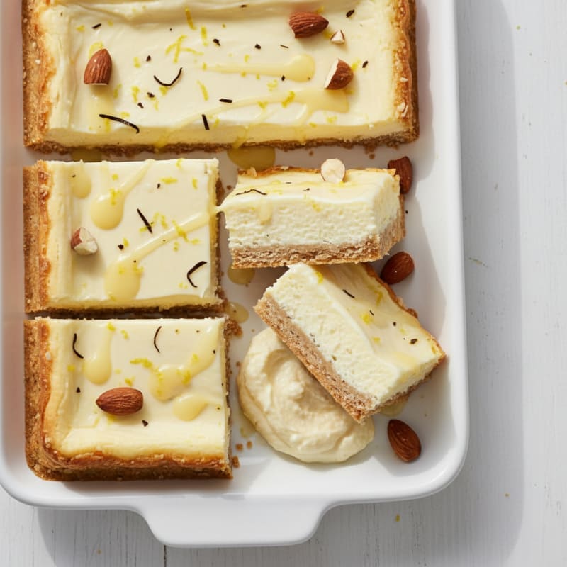 Greek Yogurt Protein Cheesecake Bars