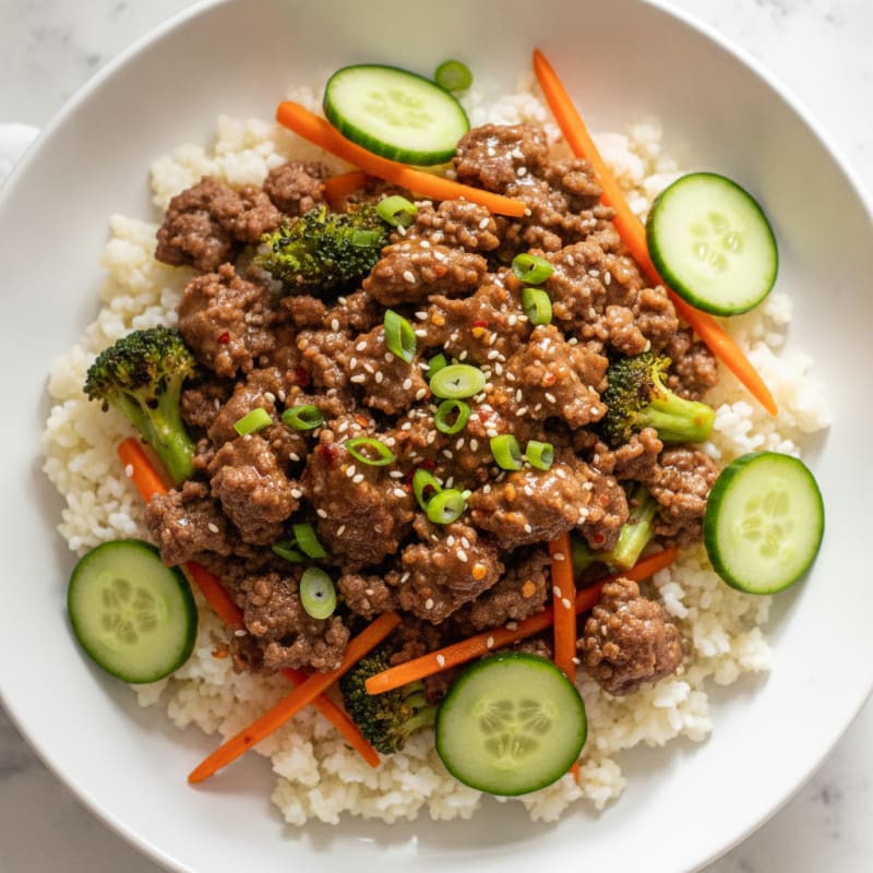 Korean BBQ Beef Bulgogi Bowl