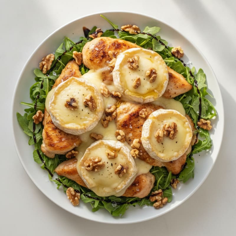 Honey Walnut Baked Brie Chicken