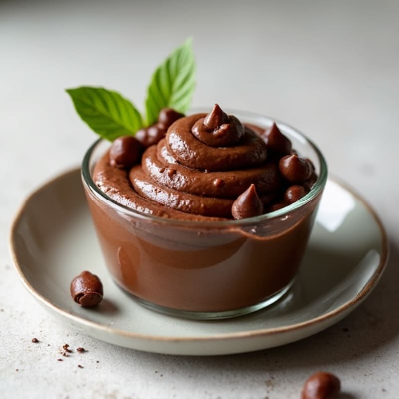 Silky Dark Chocolate Avocado Mousse