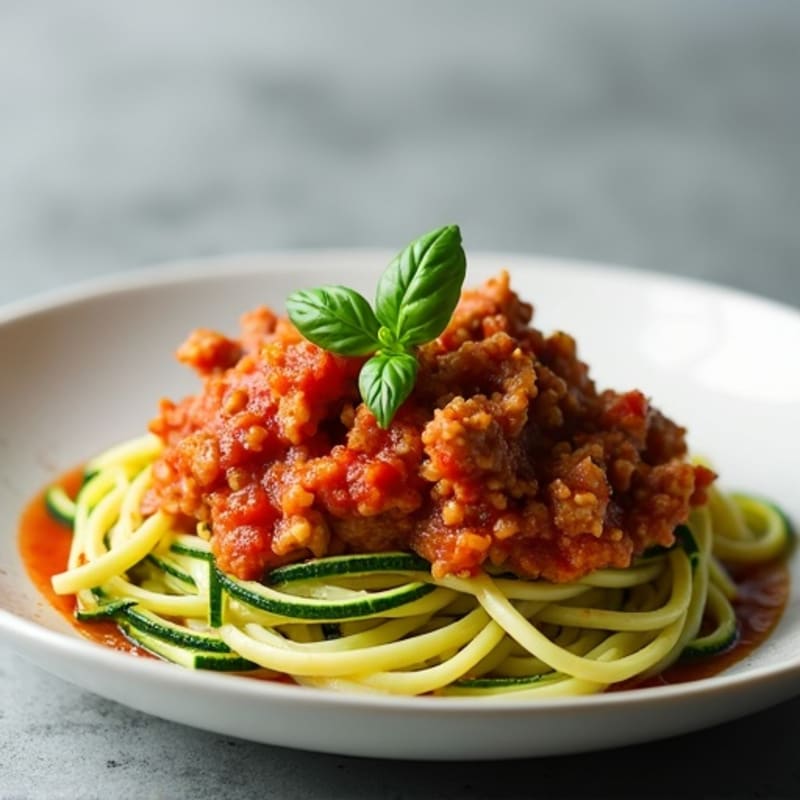 Protein-Packed Turkey and Zucchini Noodle Marinara