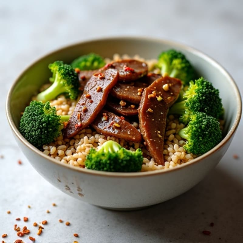 Savory Beef and Broccoli Rice Bowl