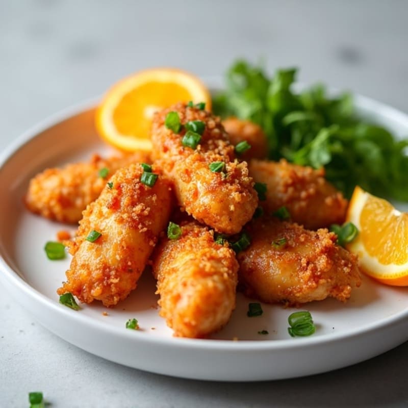 Crispy Air-Fried Orange Chicken