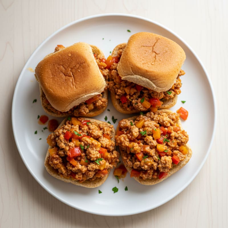 Sweet and Tangy Sloppy Joe Sliders