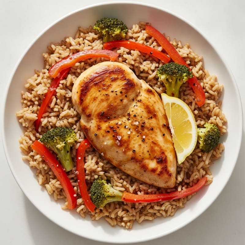 Chicken and Basmati Rice Power Bowl