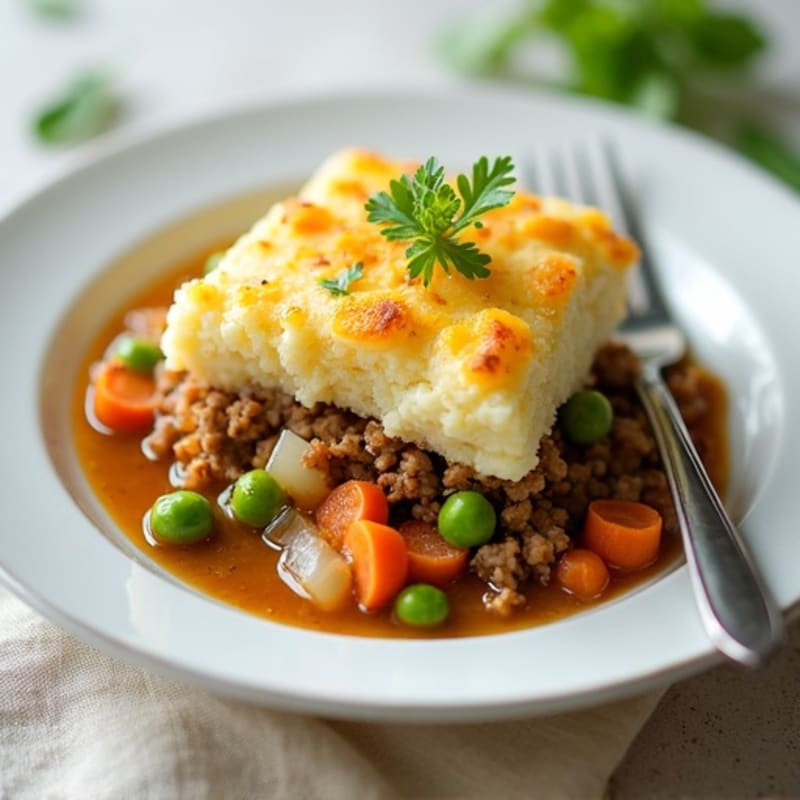 Cauliflower-Topped Turkey Shepherd's Pie