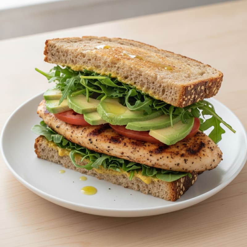 Grilled Chicken and Avocado Sandwich
