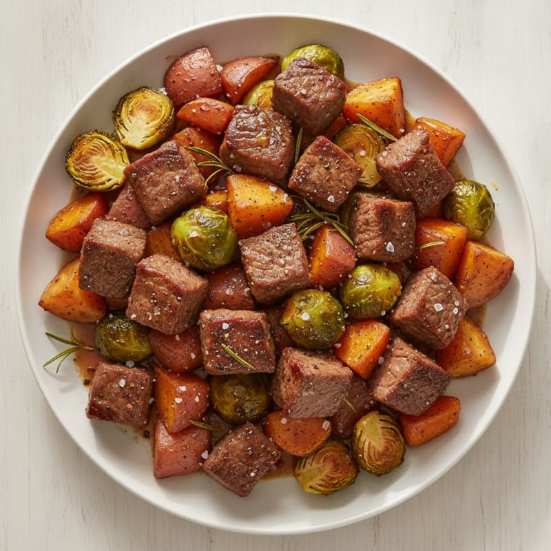 Roasted Beef and Root Vegetable Medley
