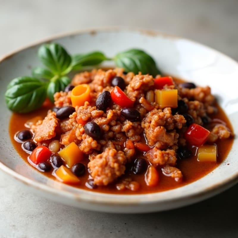 Rich Turkey and Black Bean Chili