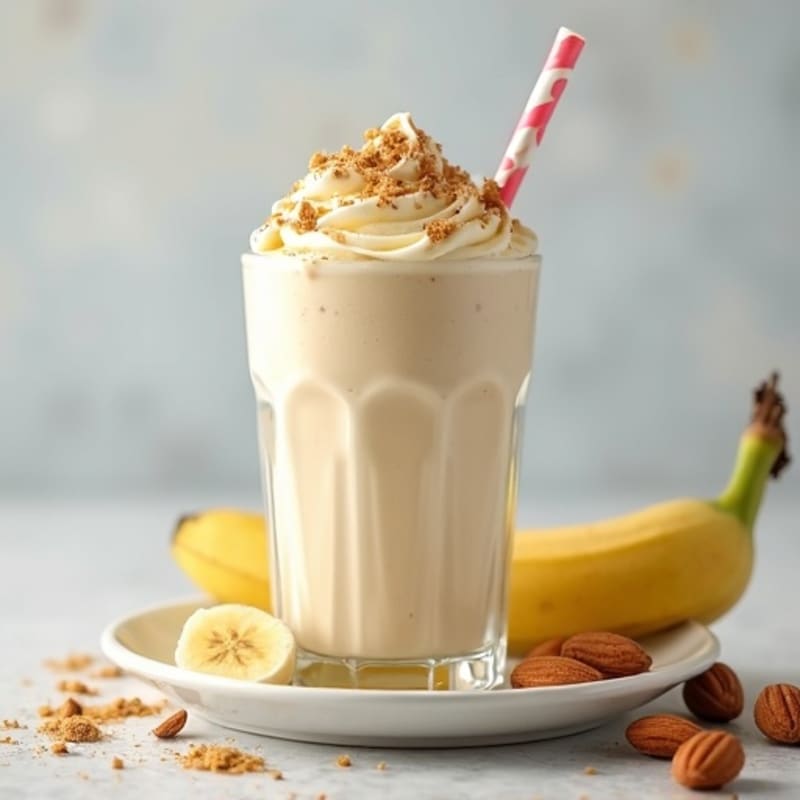 Healthy Creamy Cake Batter Protein Shake