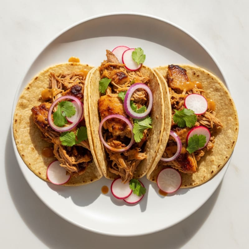 Slow-Cooked Pork Carnitas Tacos
