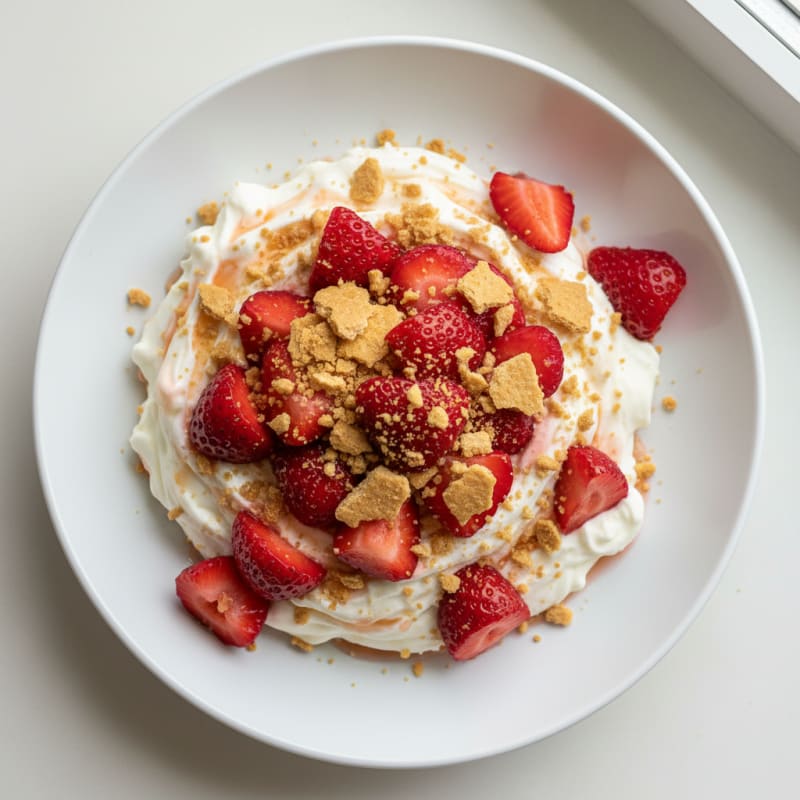 High-Protein Cheesecake Yogurt Bowl