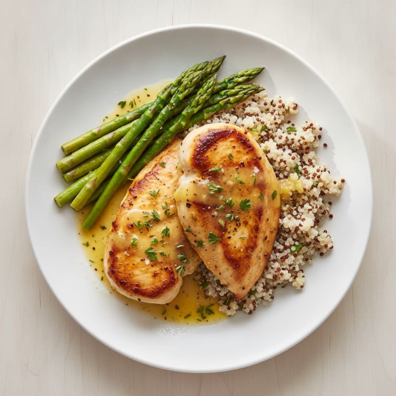 Pan-Seared Chicken with Lemon-Herb Sauce