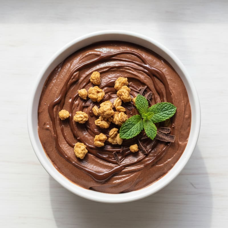 Whipped Chocolate Protein Pudding