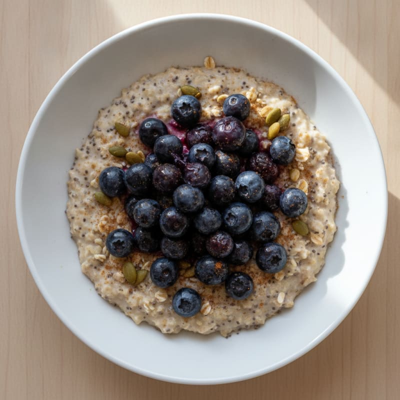 Berry Chia Oatmeal Power Bowl