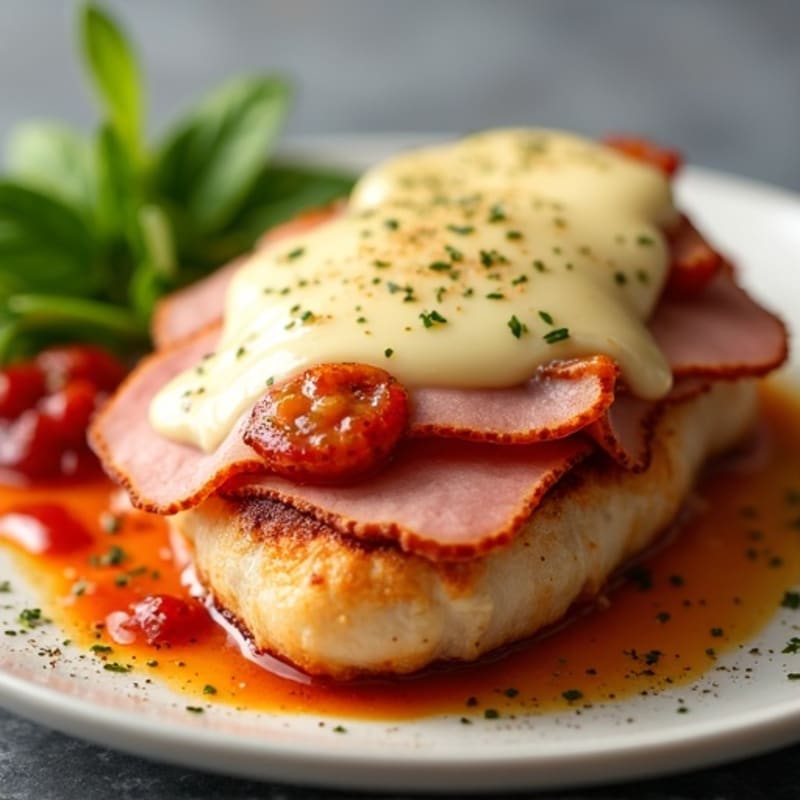 Baked Chicken with Savory Lean Meats and Melty Mozzarella