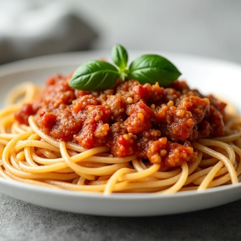 Ground Turkey Spaghetti with Hearty Marinara