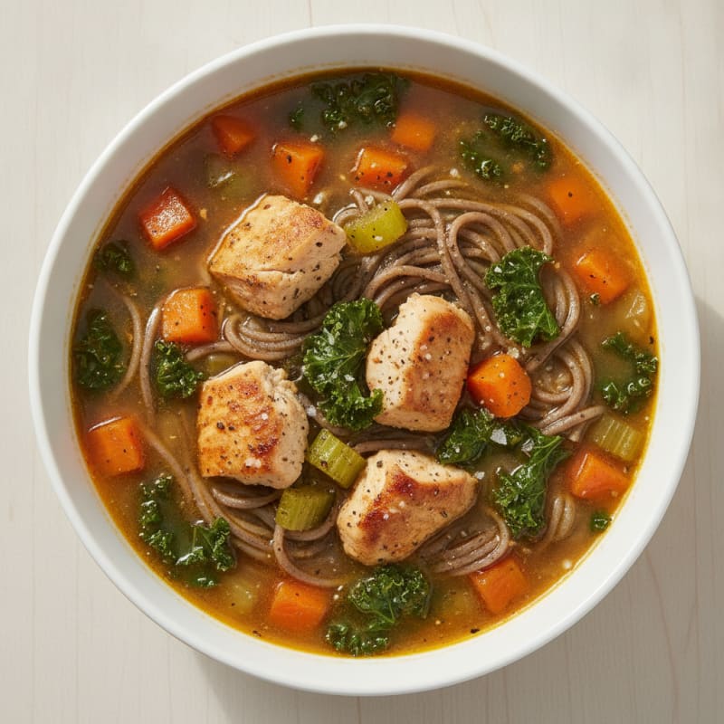 Hearty Vegetable and Noodle Soup