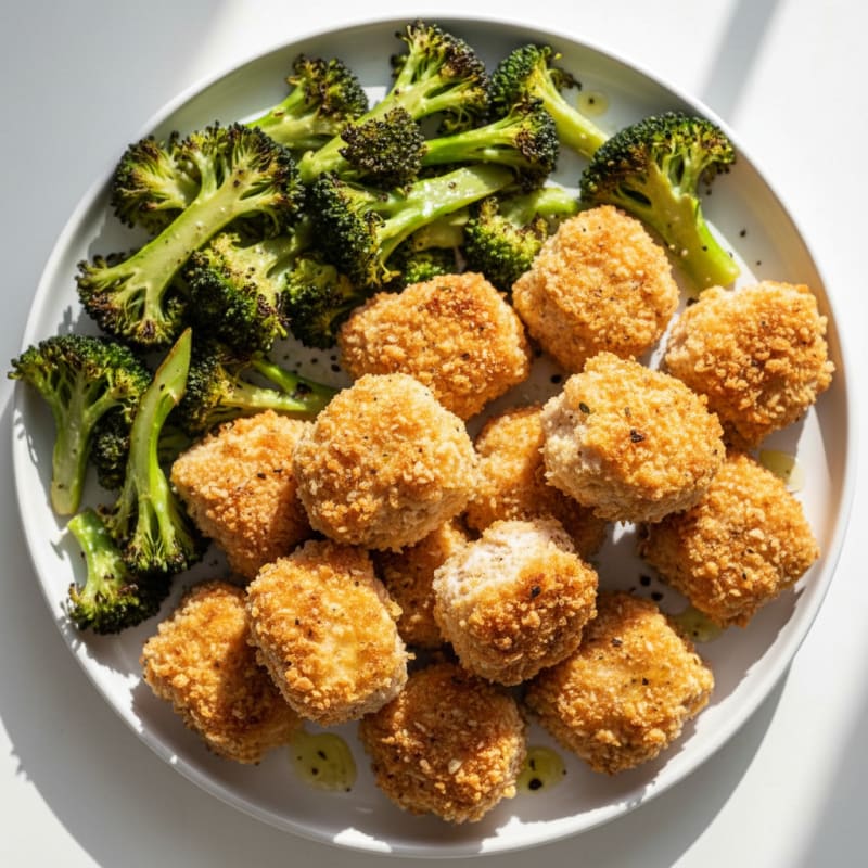 Crispy Parmesan-Crusted Chicken Bites