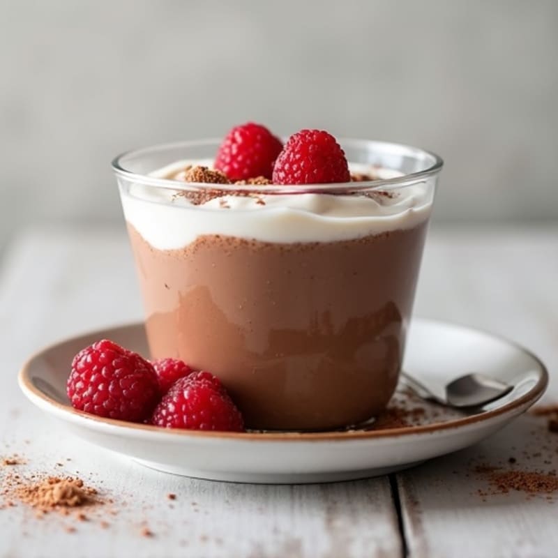 Silky Chocolate Protein Pudding with Greek Yogurt