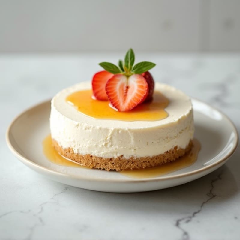 Creamy Greek Yogurt Protein Cheesecake