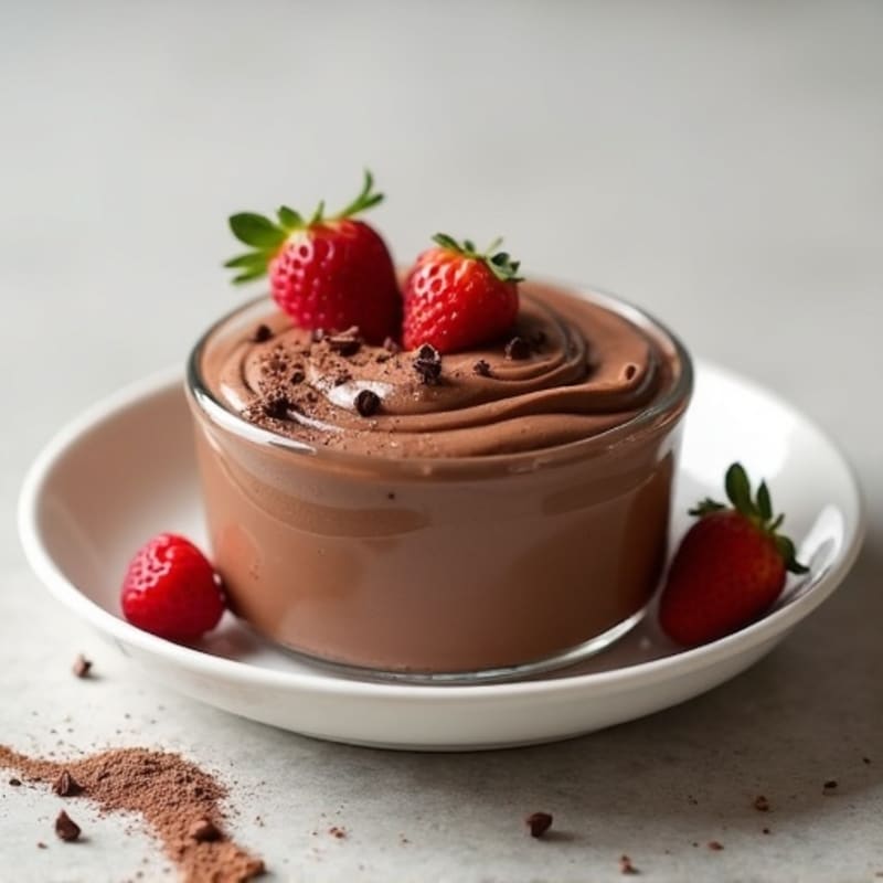Silky Chocolate Protein Pudding
