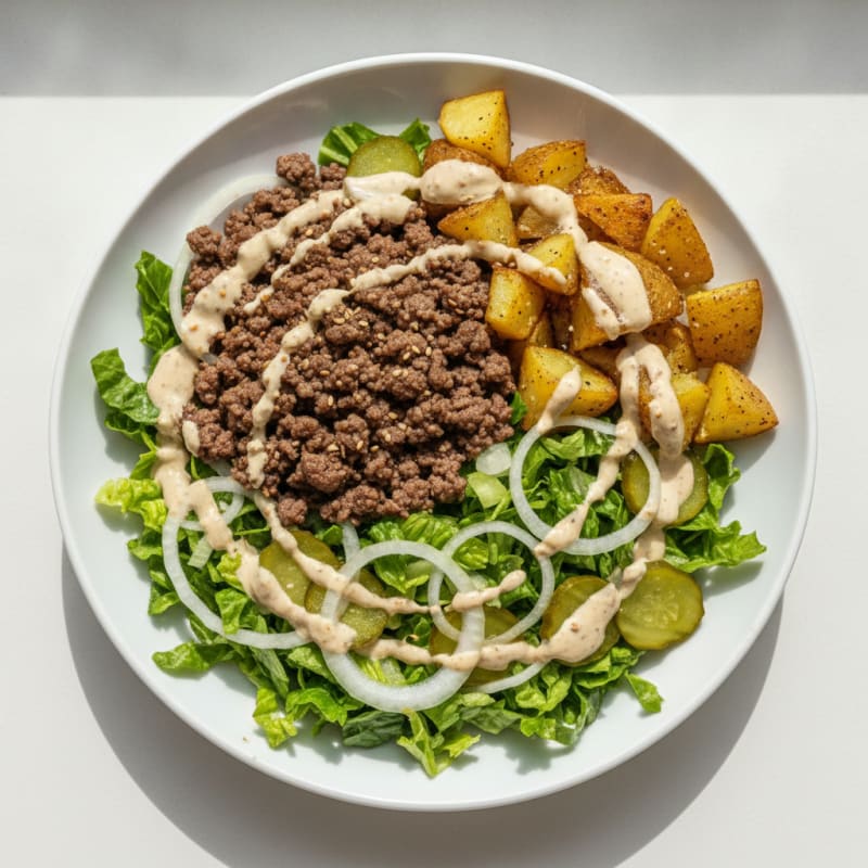 Big Mac Protein Bowl