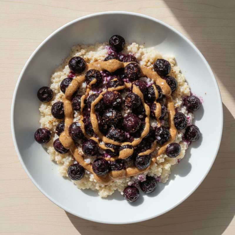 Warm Berry Vanilla Protein Quinoa