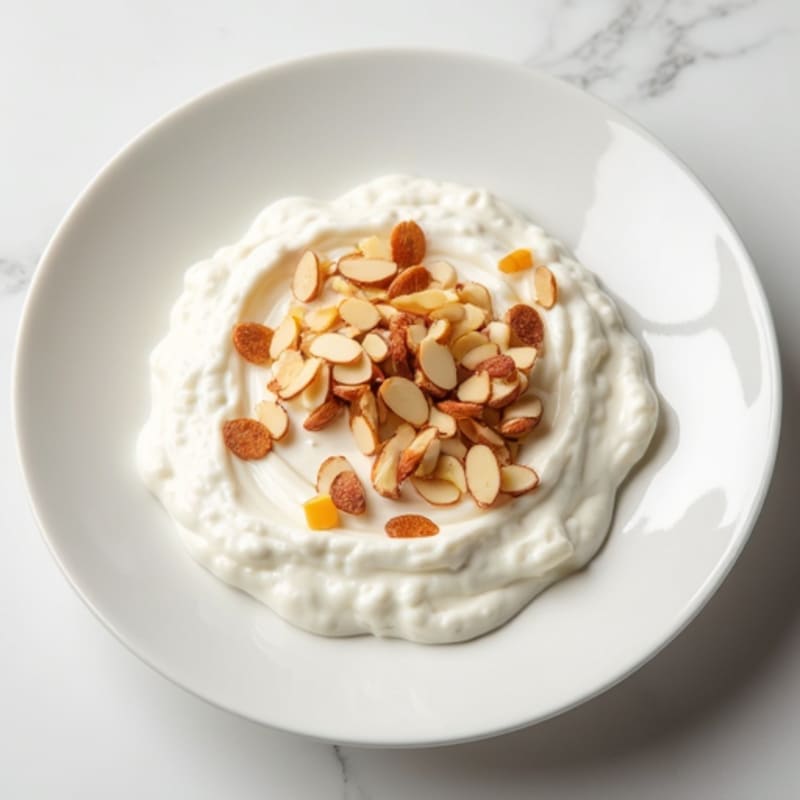 Greek Yogurt with Sliced Almonds