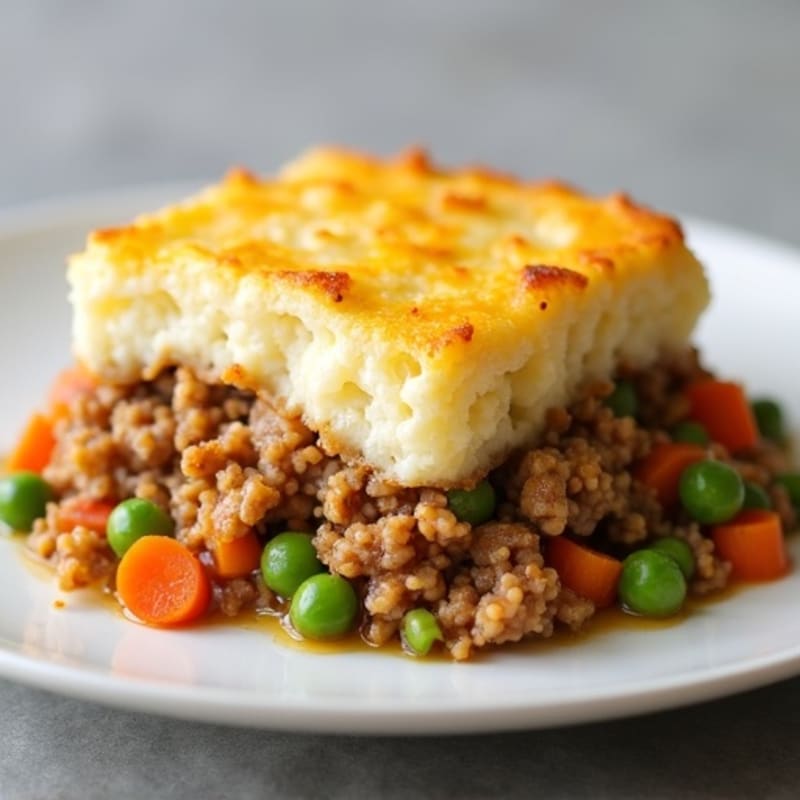 Cauliflower-Topped Turkey Shepherd's Pie