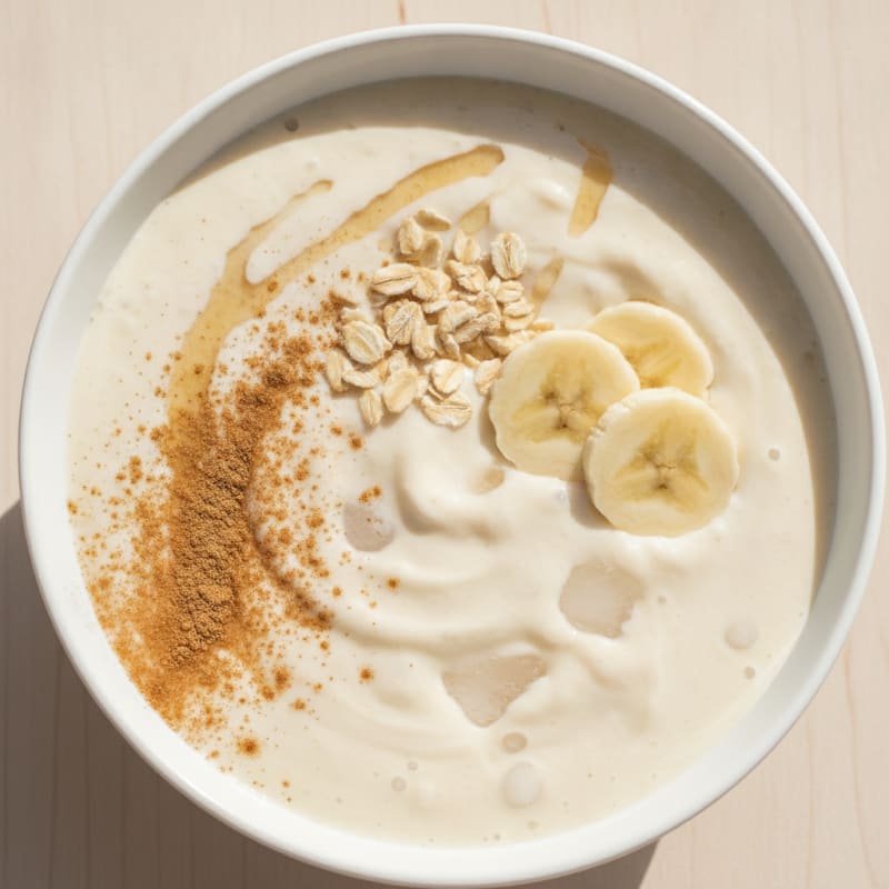 High-Protein Banana Oat Smoothie