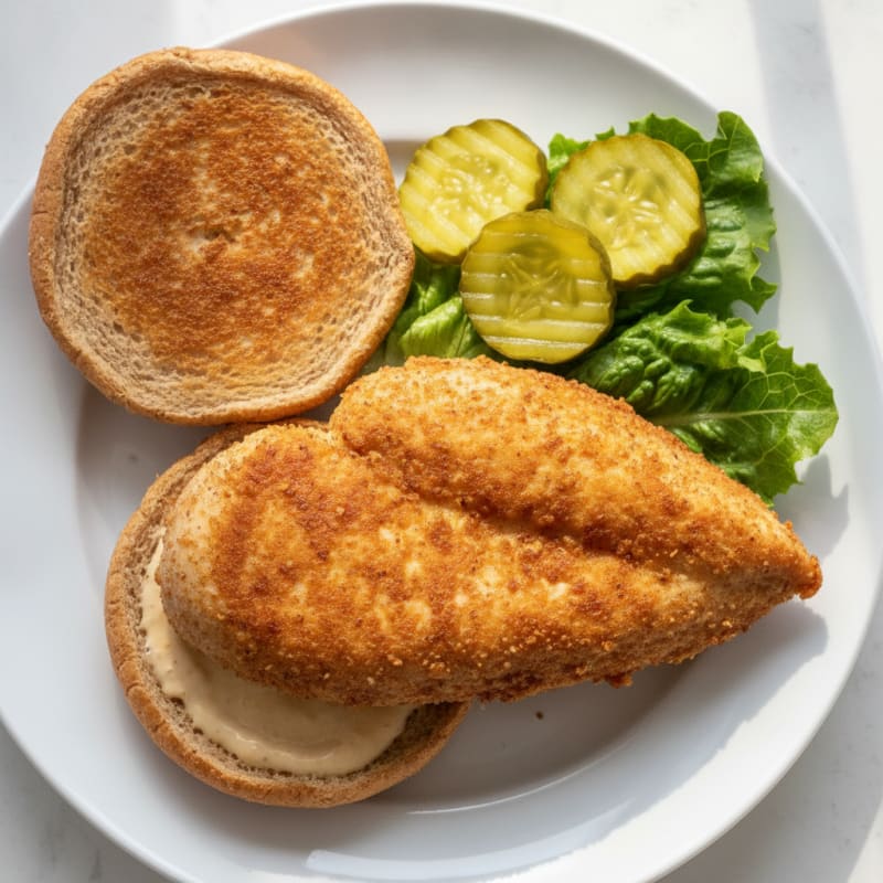 Buttermilk Fried Chicken Sandwich with Pickles