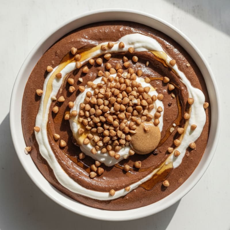 Silky Chocolate Protein Mousse with Egg Whites