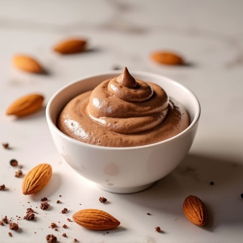 Creamy Vegan Protein Pudding with Almond Butter