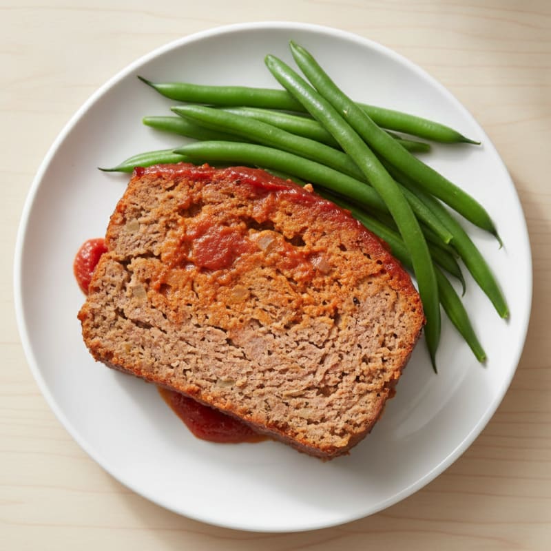 Classic Homestyle Meatloaf with Tomato Glaze