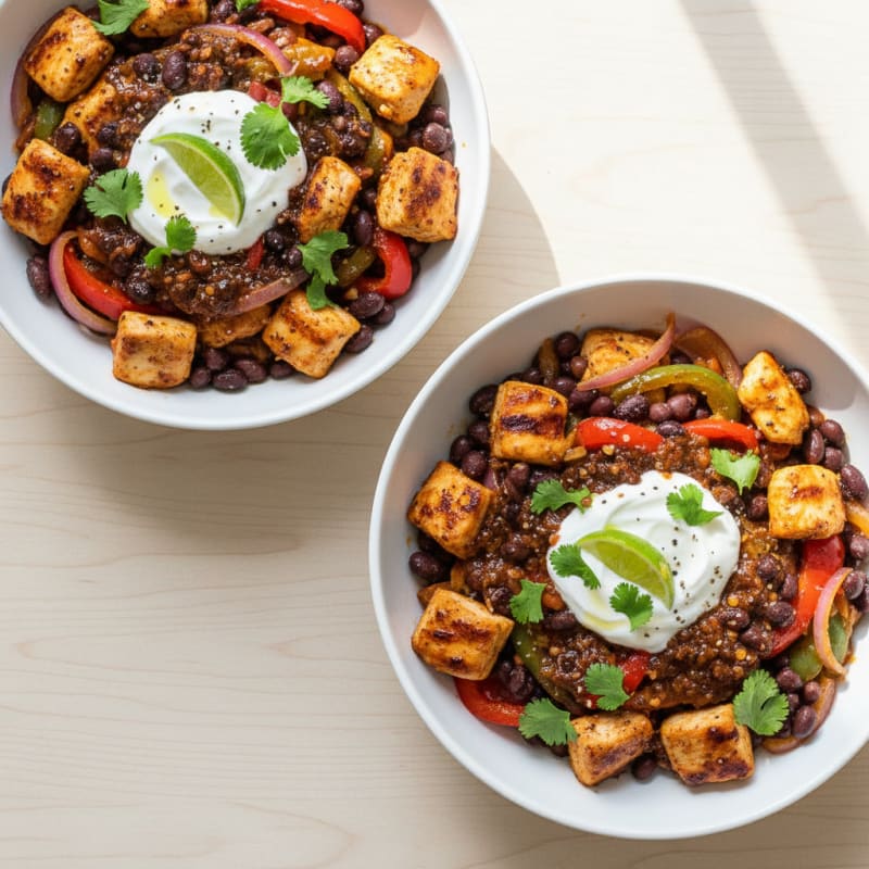 Spicy Chipotle Chicken and Black Bean Bowls