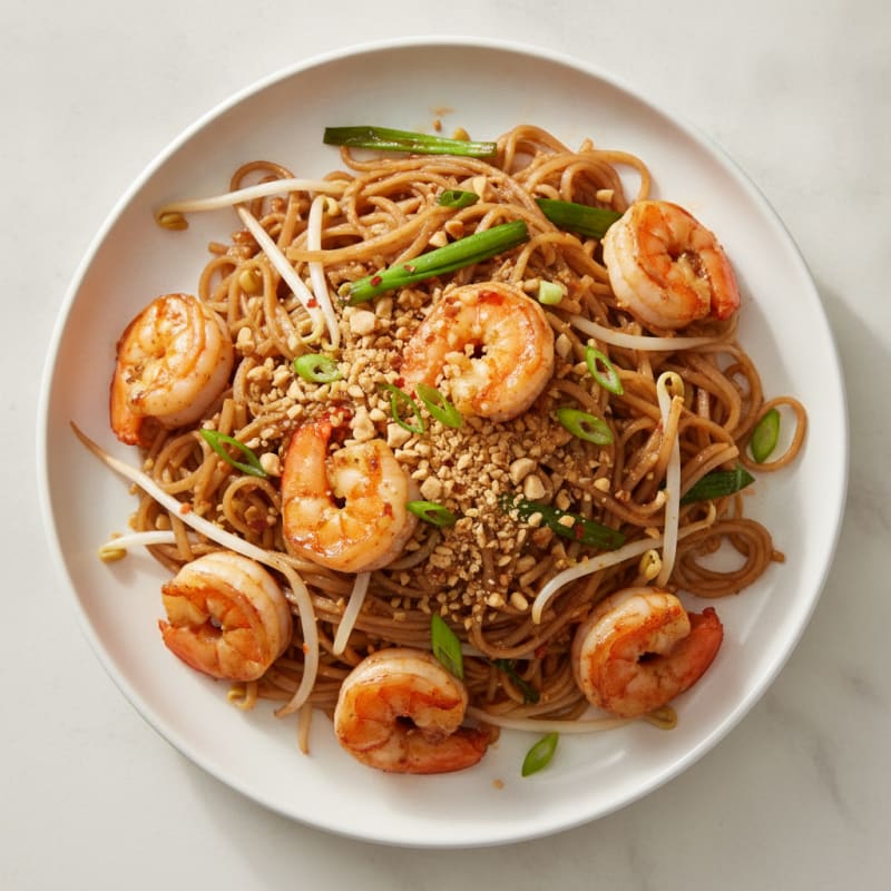 Shrimp Pad Thai Noodles