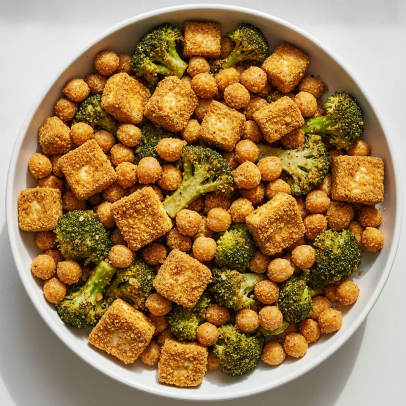Roasted Vegetable and Chickpea Bowl