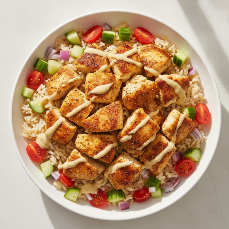 Chicken Shawarma Rice Bowl