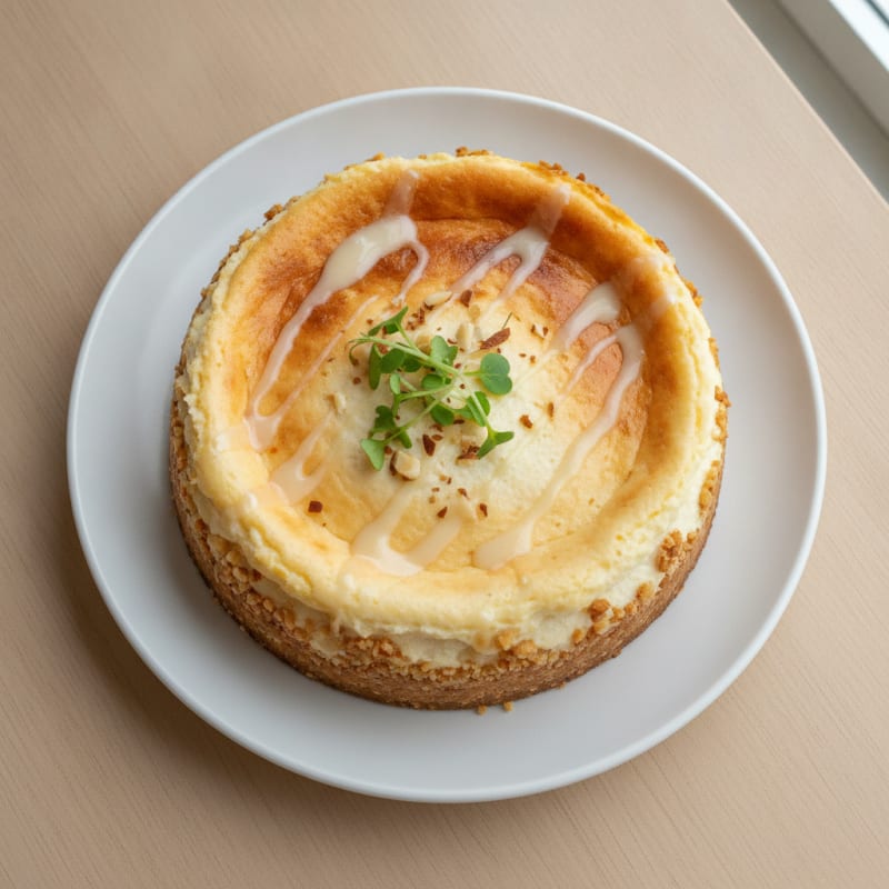 Silky Greek Yogurt Protein Cheesecake
