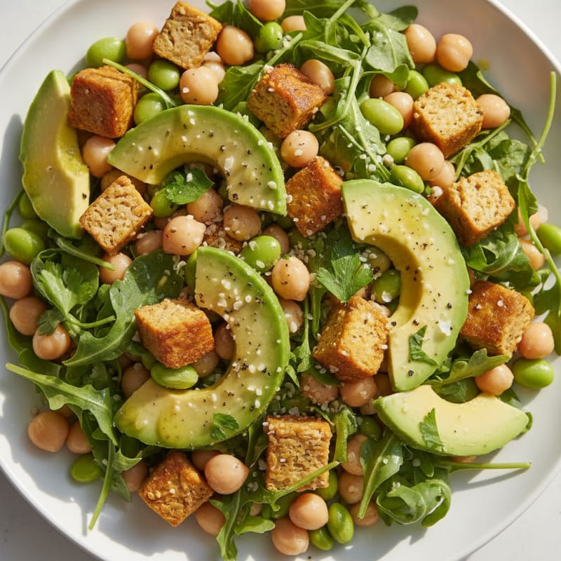 Avocado Garbanzo Bean Salad