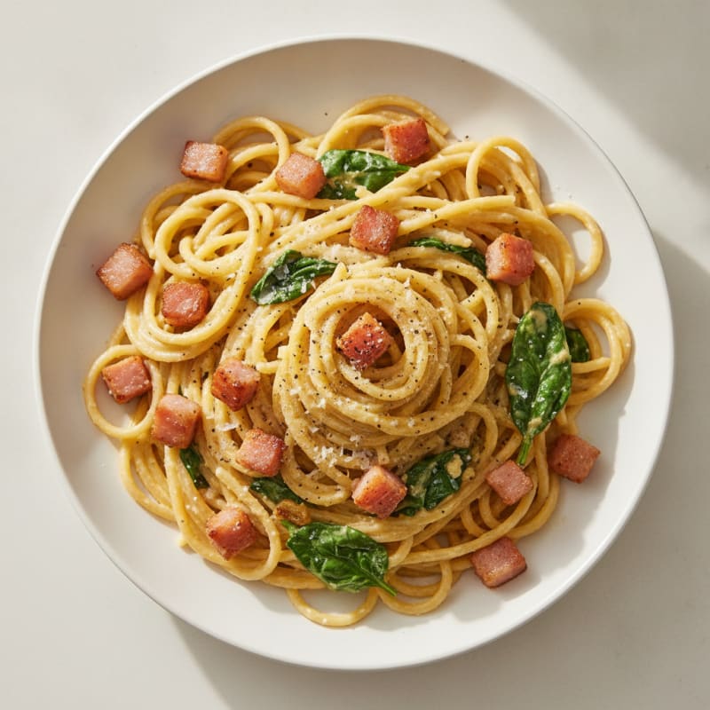 Classic Carbonara with Pancetta and Egg