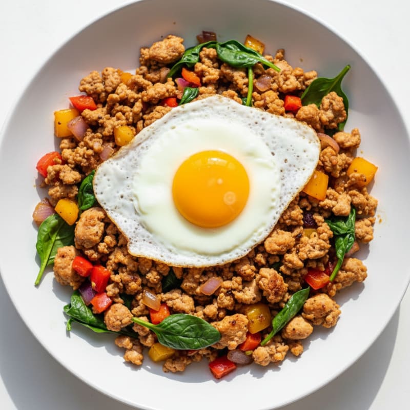 Savory Turkey and Egg Skillet