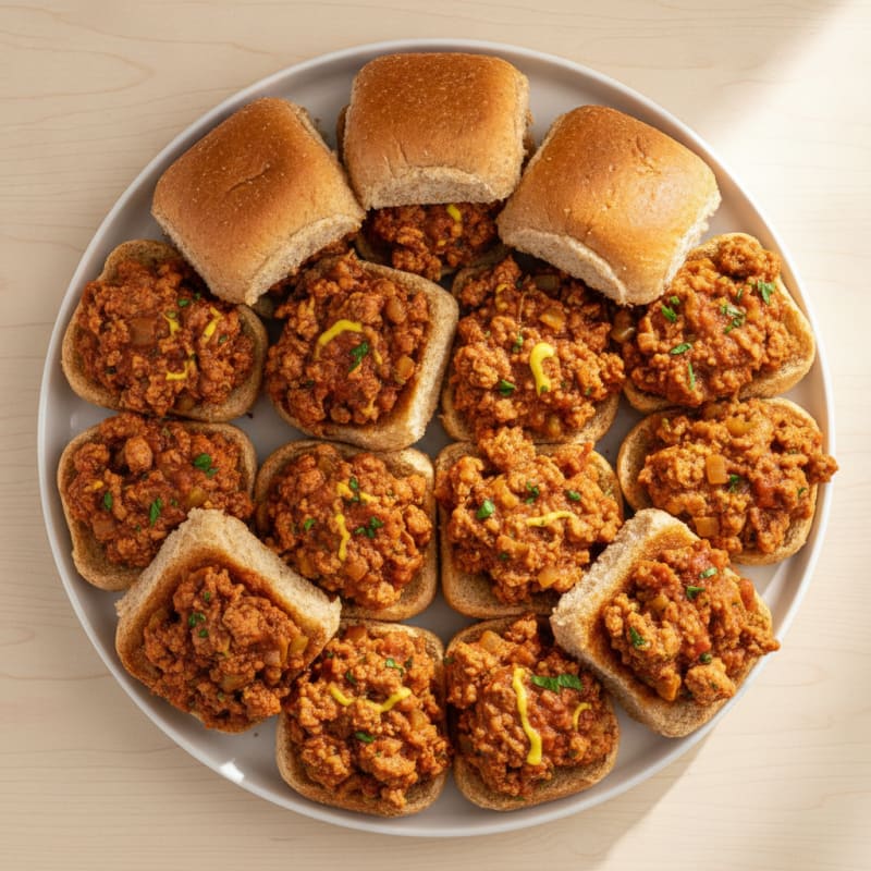 Sweet and Tangy Sloppy Joe Sliders