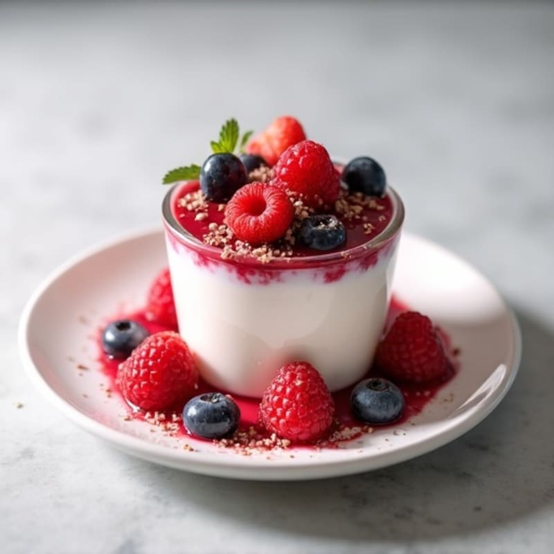 Creamy Greek Yogurt Protein Parfait with Mixed Berries