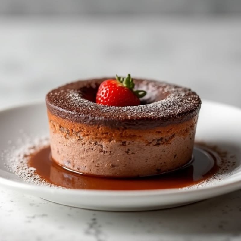 Dark Chocolate Protein Soufflé