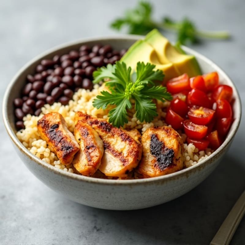 Fresh Black Bean Burrito Bowl