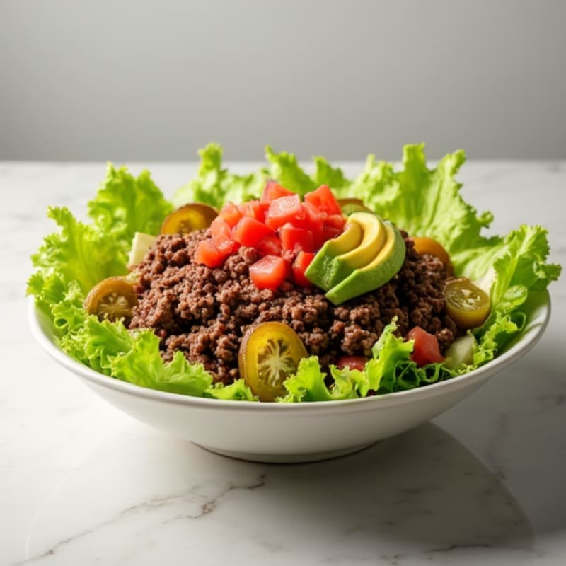 Seasoned Ground Beef Power Bowl