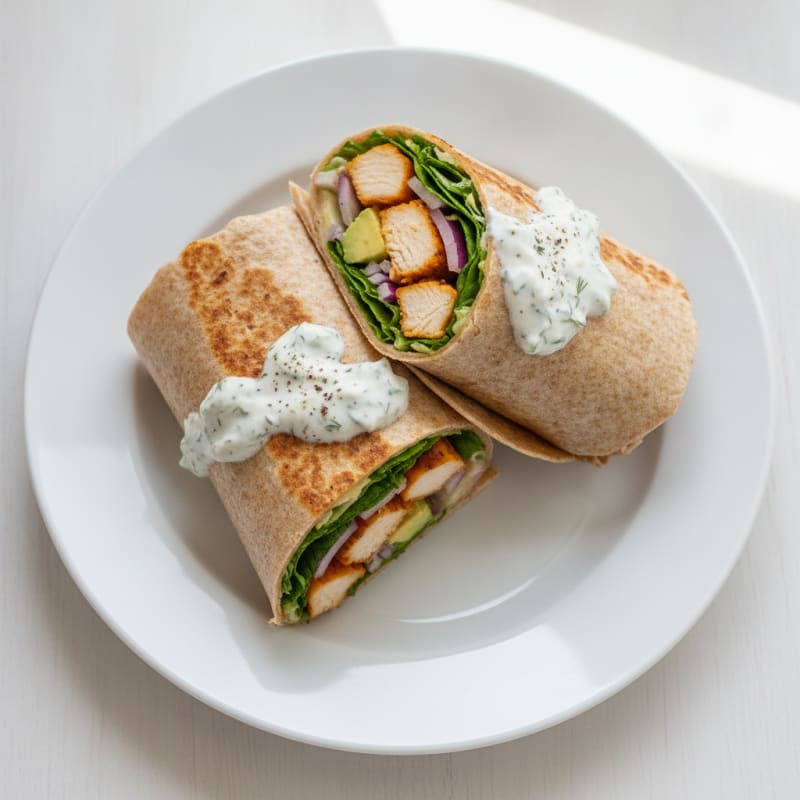 Buffalo Ranch Chicken Wrap