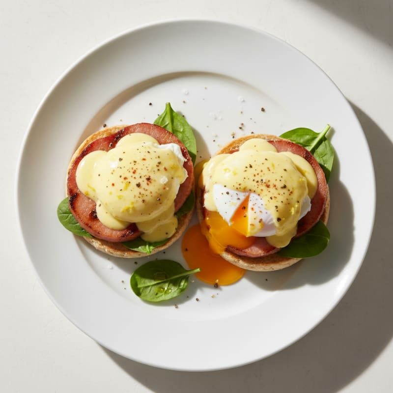 Creamy Classic Eggs Benedict with Zesty Hollandaise